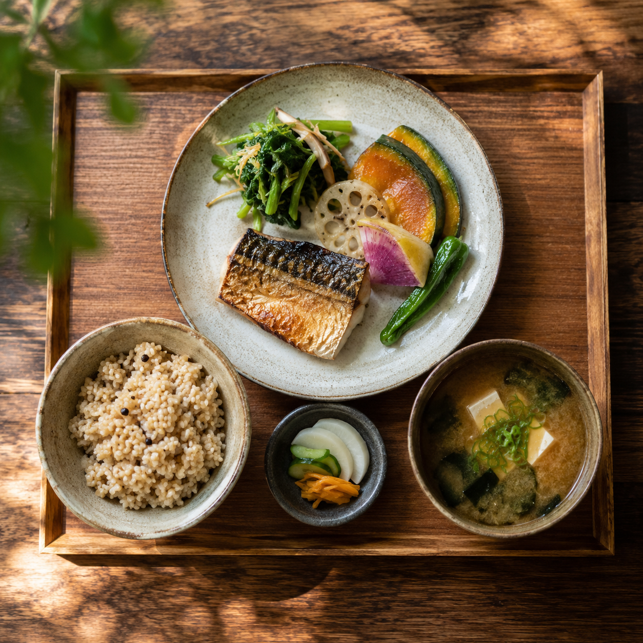 野菜を使ったランチプレート